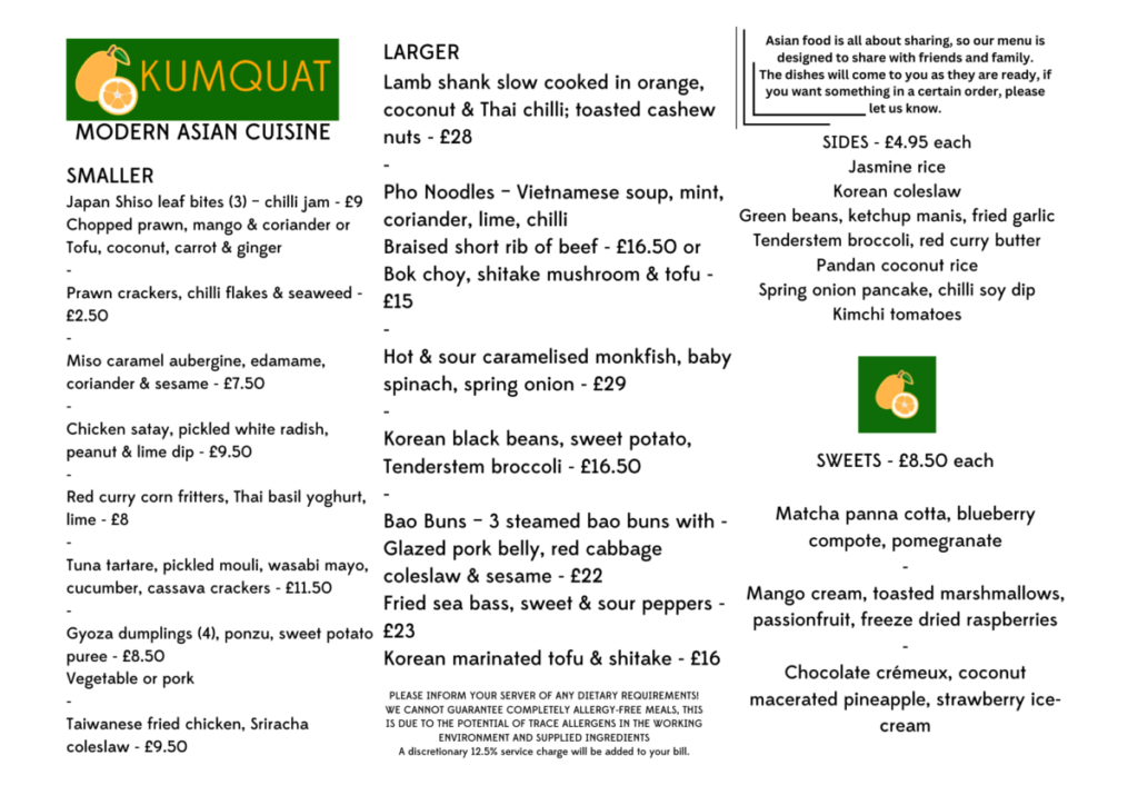 Kumquat Restaurant MODERN-ASIAN-CUISINE-1024x724 Menu  