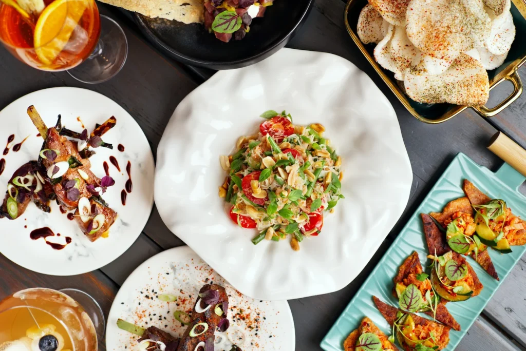 A_selection_of_dishes_from_our_lunch_Asian_Tapas_menu